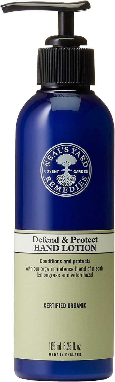 Neal’s Yard Remedies Defend and Protect Hand Lotion | Conditions for Beautifully Soft Skin | 185ml Neal’s Yard Remedies Defend and Protect Hand Lotion | Conditions for Beautifully Soft Skin | 185ml