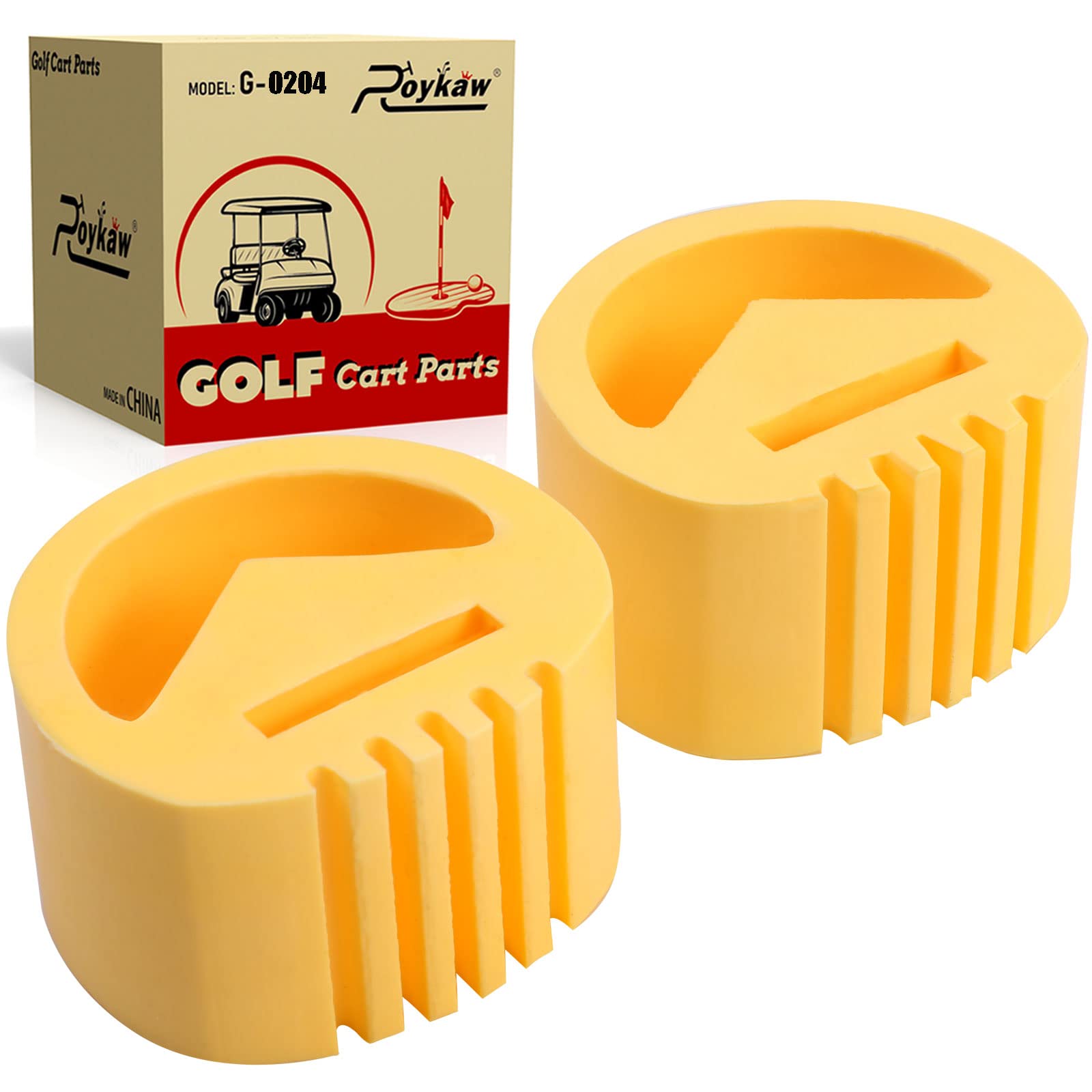 Roykaw Golf Cart Engine Snubber Motor Mount Noise Vibration Dampener for Club Car DS 1984-up & Precedent 2004-up Models Replaces OEM #: 1012164, 1025403-01, 102540301-2 Pieces