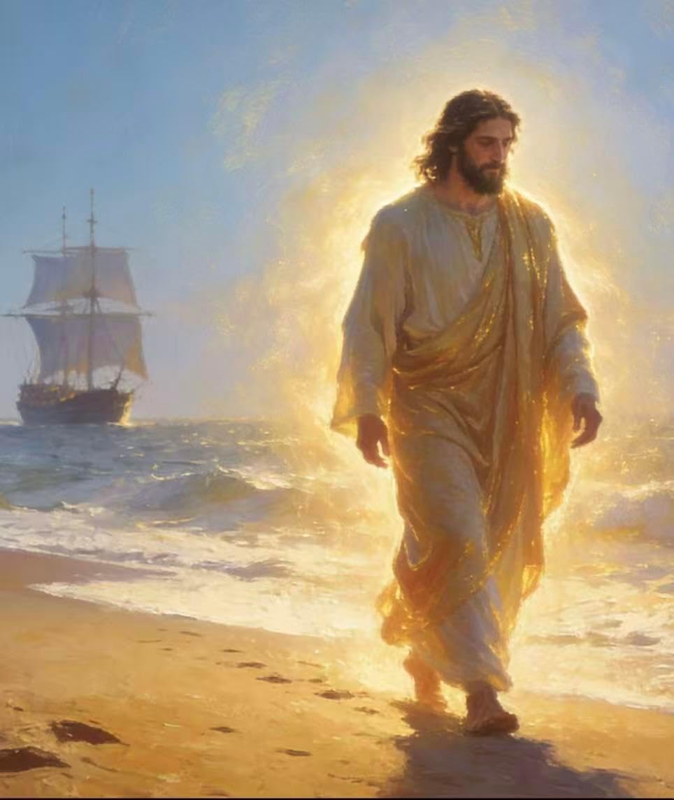 Lvmuu Jesus Diamond Painting Kits for Adults, Large 5D Full Square Drill Diamonds Art Kits for Beginners, Religions Paint By Number with Shiny Diamonds Beads DIY Gem Art Craft Home Wall Decor 40x50cm