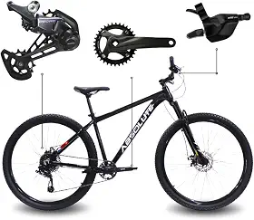 Bicicleta Aro 29 Absolute Nero 5 Shimano Deore 12V Freio Hidráulico Quadro Alumínio