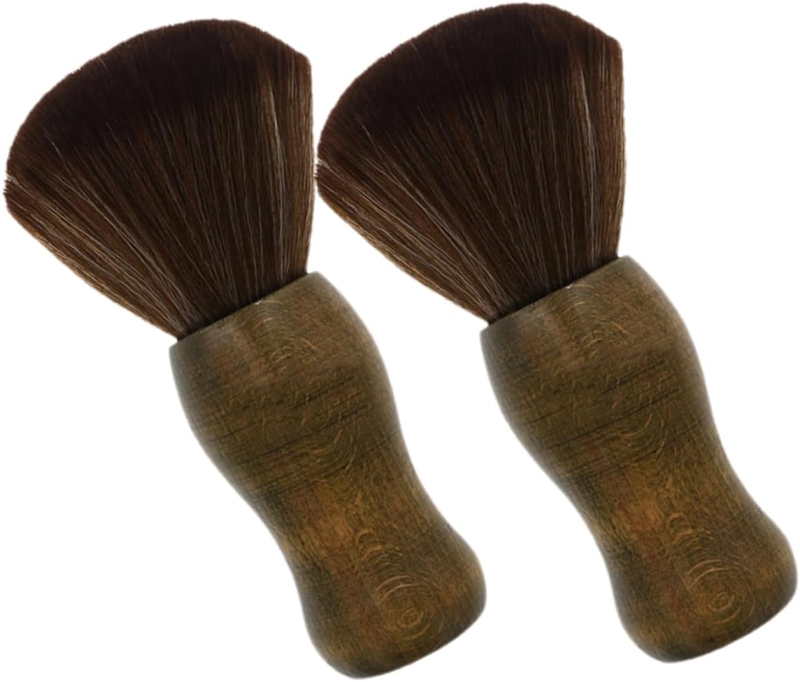 NUOBESTY 2pcs Vinyl Record Player Cleaning Brush Soft Bristles Ergonomic Design for Stylus Needle