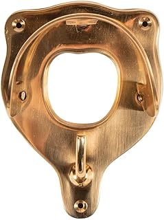 Berlin Brass Standard Bridle and Tack Rack | Color Brass | Traditional Fox Face Design | Ideal for Halters, Bridles & More | Adds Style to Horse Stables | Includes Mounting Hardware