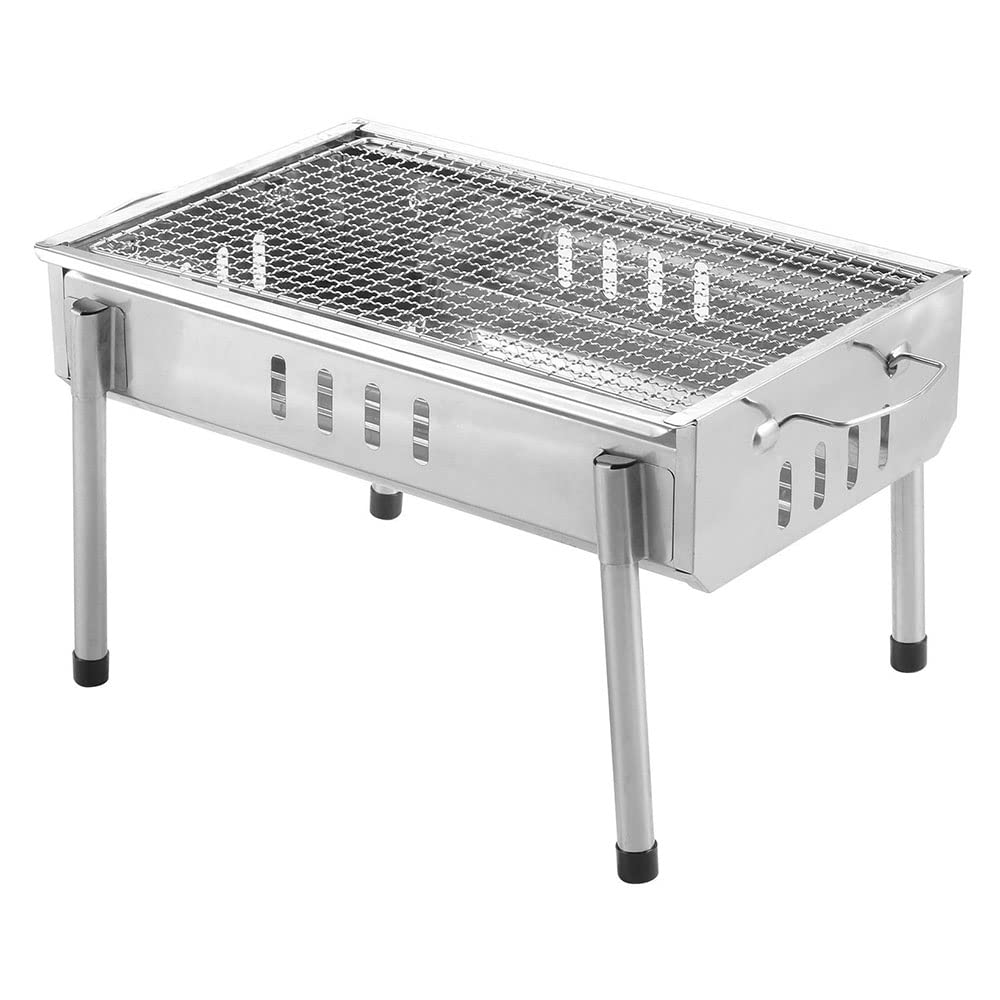 Węgiel drzewny Grill Grill Grill Grill Akcesoria Naczynie Zestaw Składany Grill Non-Stick Indoor Outdoor No-Stick Home Pieczeń Party Wymienny Węgiel Grill węglowy