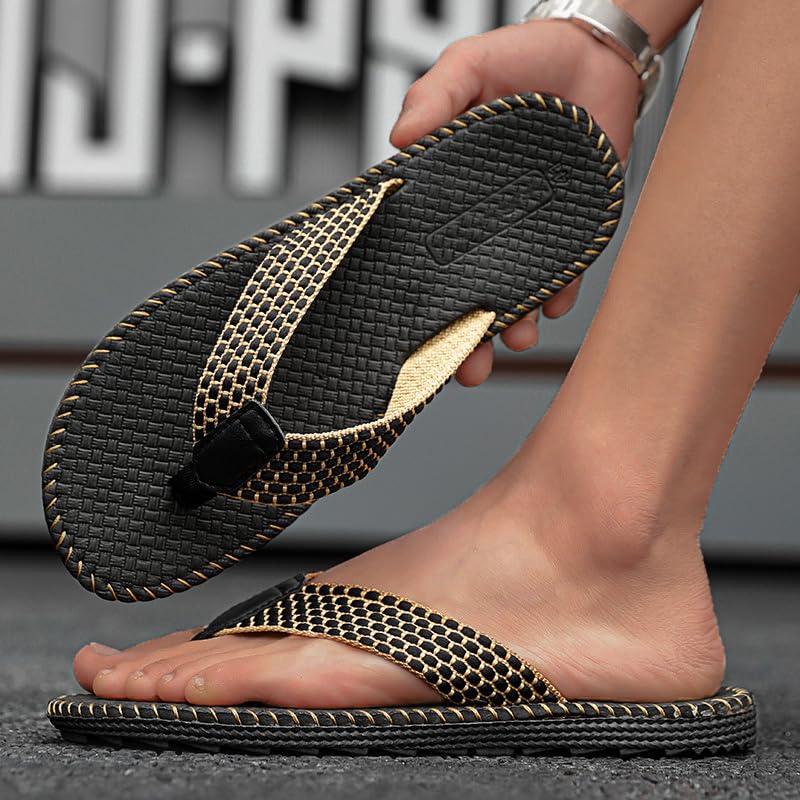 Quick-Dry Men's Sandals Comfortable Flip-Flops for Beach Shower