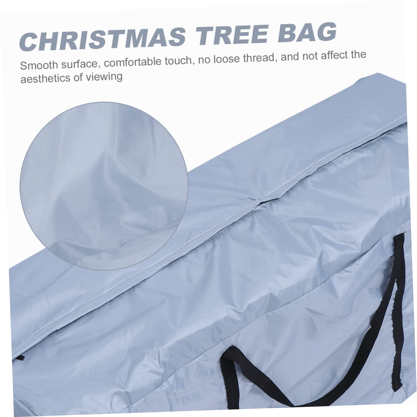 WOONEKY Borsa Per Albero Di Natale Contenitore Organizer Superficie Liscia Maniglia Resistente Zip Di Adatto Per Uso e Protezione Da Polvere