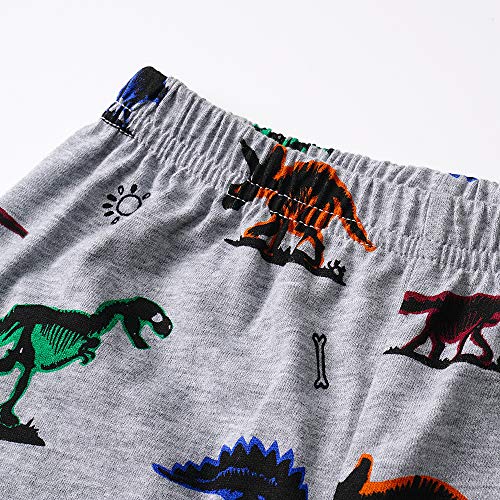 Little Hand Kids Dinosaurs Pajama 100% Cotton Short Pajamas For Boys Sleepwear Pjs Sets Toddler Summer Clothes Size 5T #TOP5