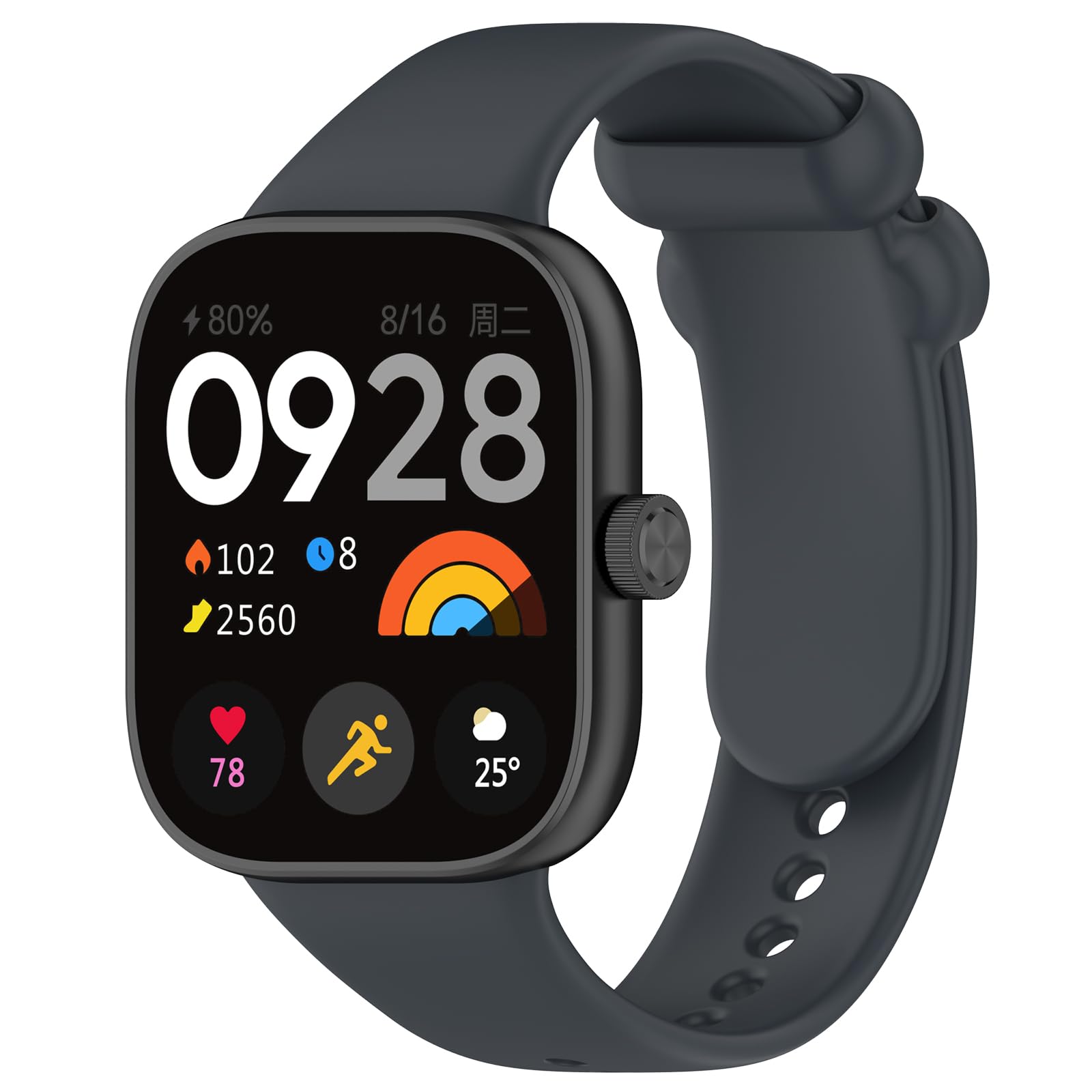Senter Quick Release Soft Rubber Replacement band for Redmi Watch 4 Smart Watch