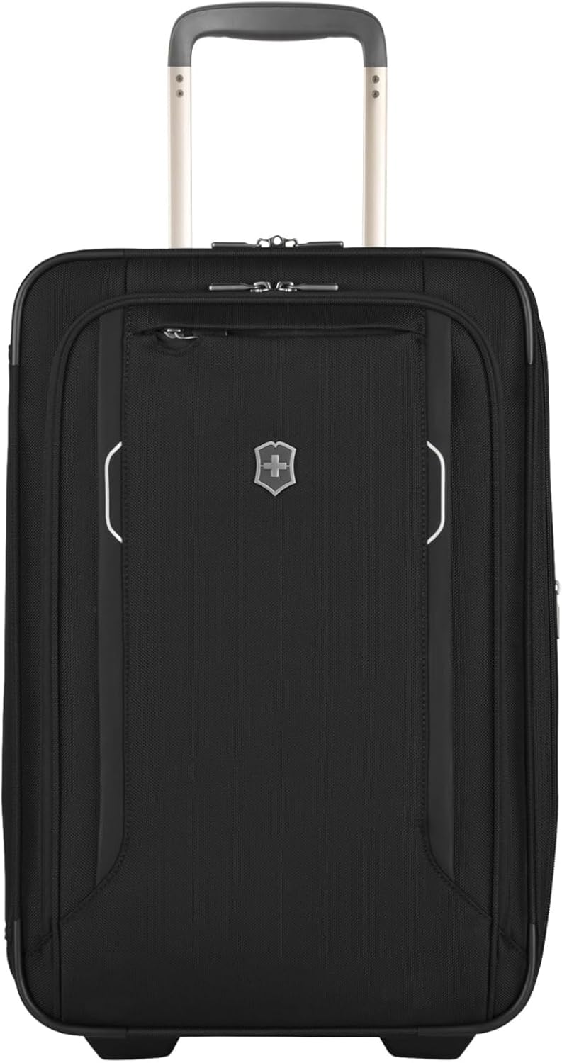 Victorinox Werks Traveler 6.0 Softside Upright Luggage, Black, Carry-On, Frequent Flyer (22")