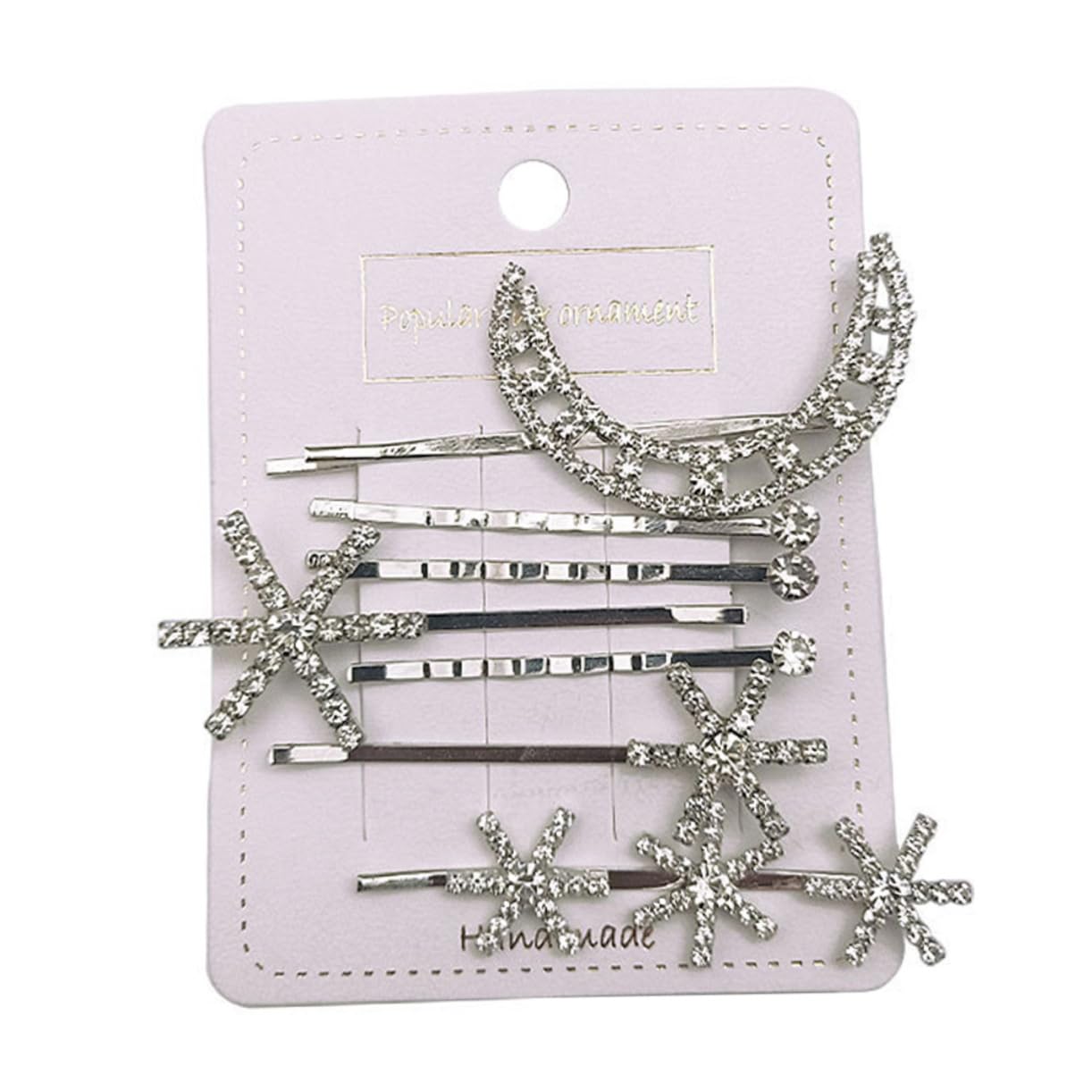 21pezzi Fermagli Per Forma Di Stella e Accessori Chic e Retro Per Donne e Ragazze Clip Decorative Di Alta Qualità