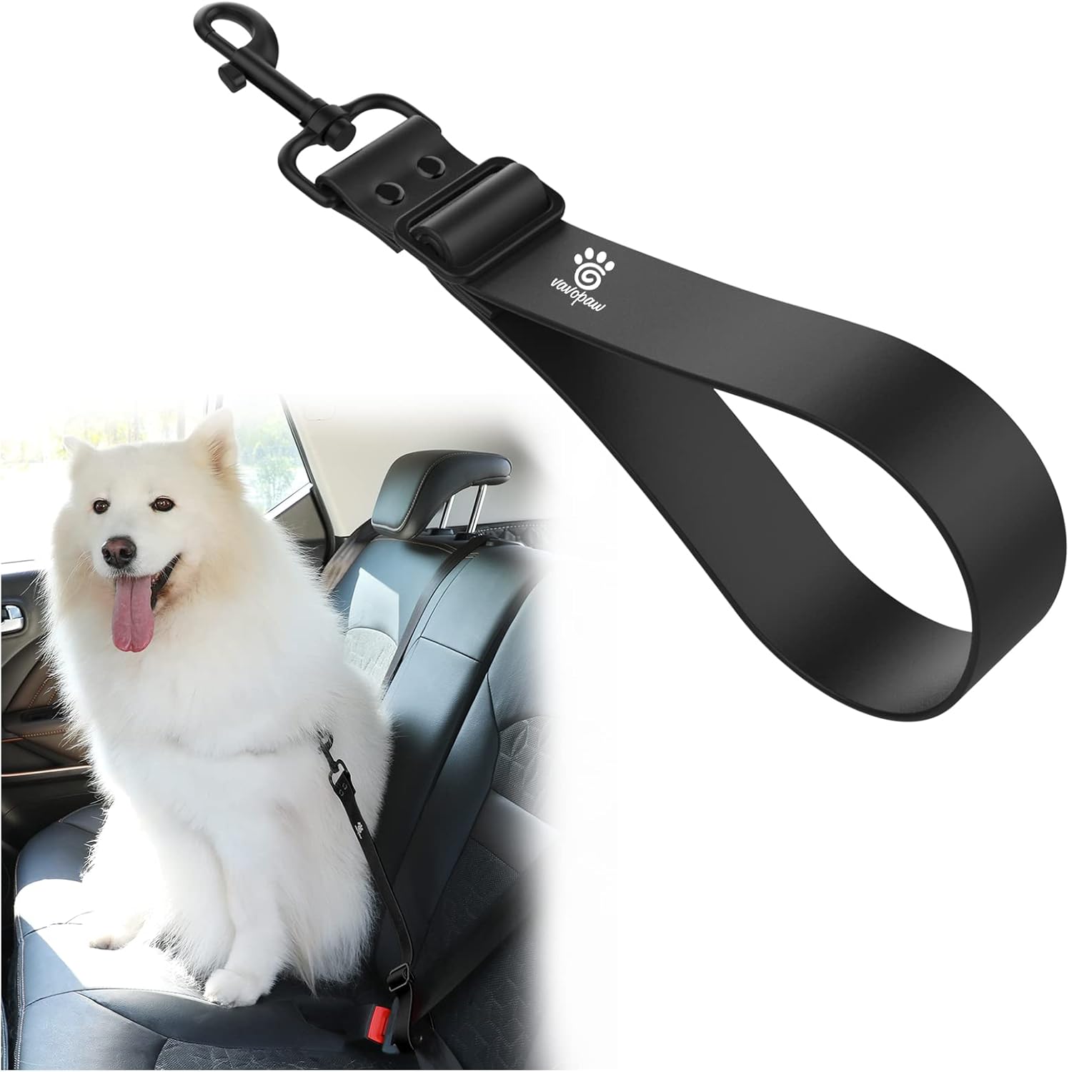 VavoPaw Dog Car Seatbelt, Dog Seat Belt Tether Adjustable