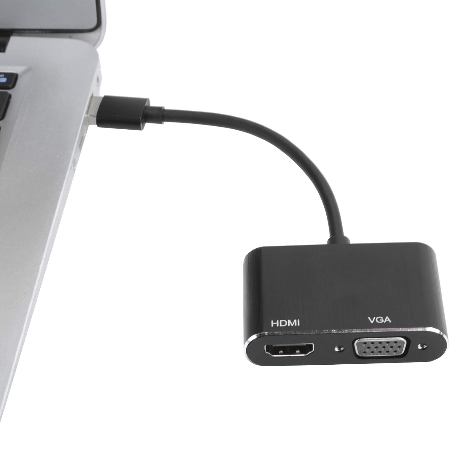 Adapter USB na HDMI VGA, Konwerter USB 3.0 na HDMI 1920 X 1080P, żeński Adapter Wideo 5 Gb/s USB na HDMI i VGA, Plug and Play