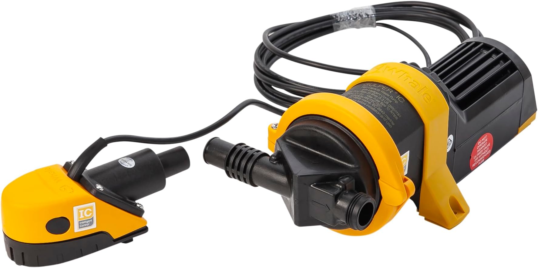 SI8284 IC Bilge Kit (12V), Automatic Remote Mounted Gulper Bilge Pump System, 300 GPH, Pre Assembled With Intellegent Controls