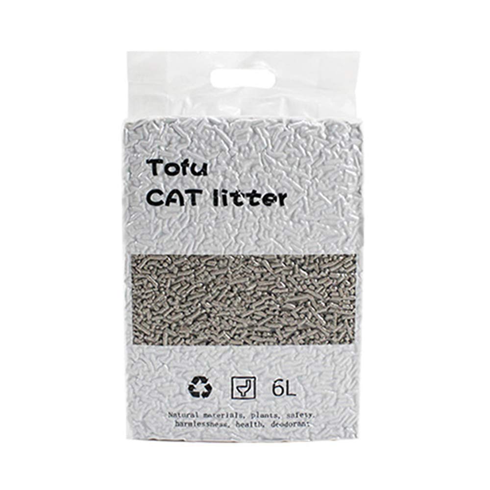 6L Cat Litter Degradable Plant Cat Litter Tofu Cat Litter Green Tea Original Flavor Activated Carbon Cat Supplies