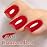 Double Rhythm 15ML Gel Nail Polish Pure Sheer Same Color Same Bottle Soak Off Gel Polish Art Manicure Salon DIY at Home for Women (Red Coral-A1451)