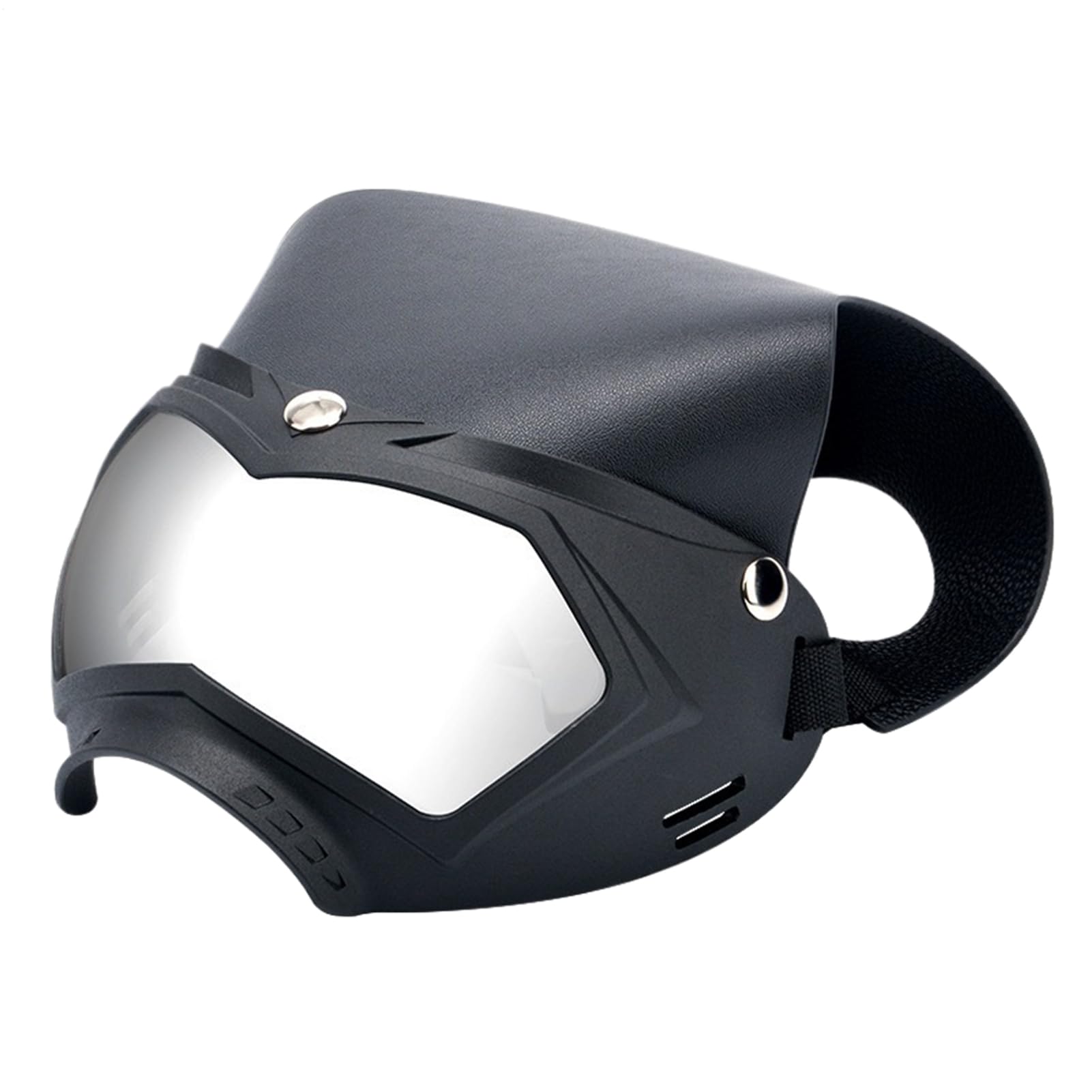 Lunettes de soleil pour chien anti-poussière avec chapeau de protection haut de gamme