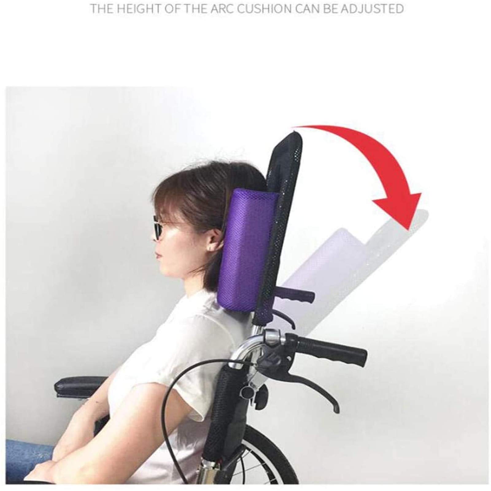 Reposacabezas para silla de ruedas, soporte para el cuello, reposacabezas universal para silla de ruedas, soporte para el cuello ajustable, reposacabezas para adultos, accesorios para sillas de rueda