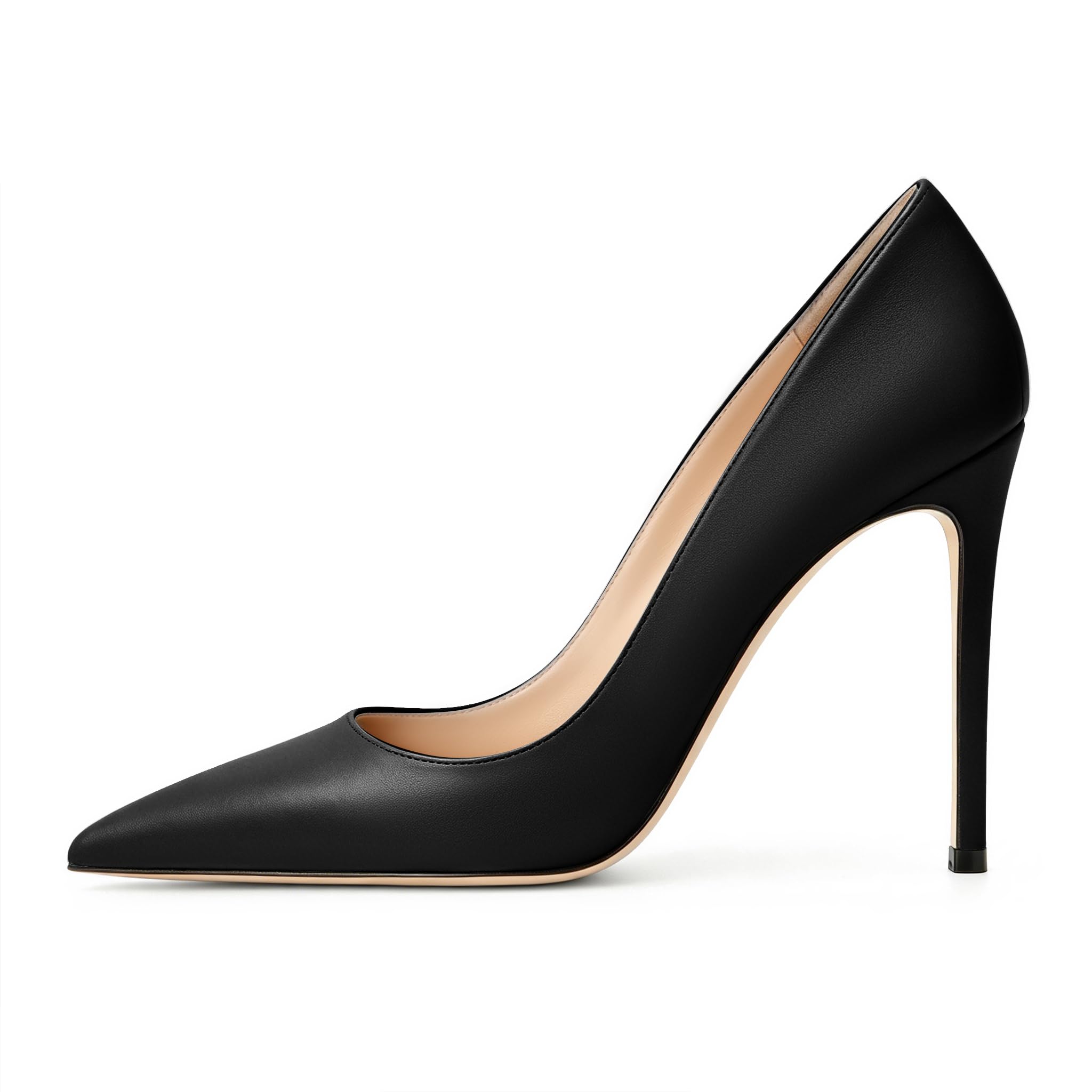 EDEFS Escarpins Pointus - Talons Hauts Femme 10 cm Talon Aiguille | Chaussures de Bureau & Soirée