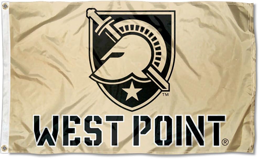 Army Black Knights Large West Point Gold 3x5 College Flag
