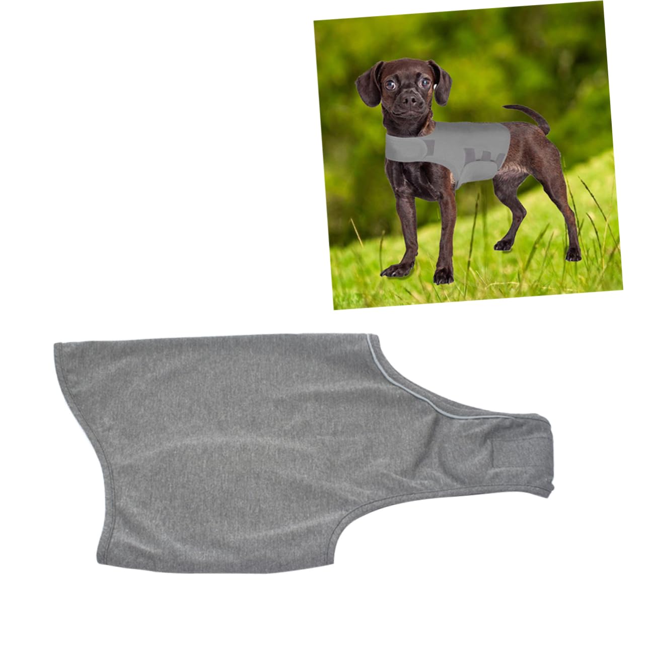 Sosoport Dog Relief Wear Emotional Appeasing Pet Jacket Size s for Barking Easy Adjustment