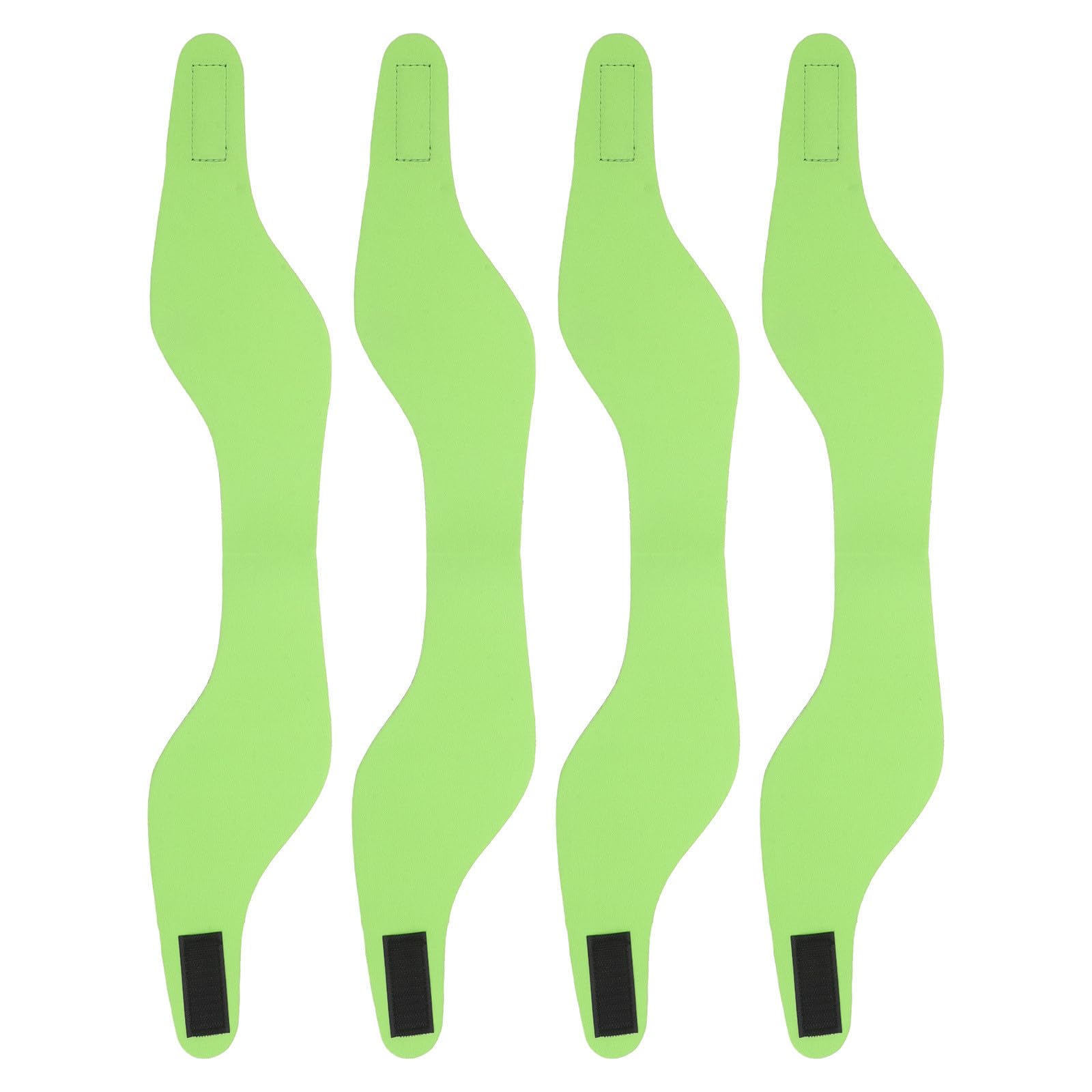 SEWACC 20 Piezas Diadema de Natación de Neopreno Ajustable para Protección Auditiva, Banda Deportiva Versátil para Ciclismo y Entrenamientos, Color Verde