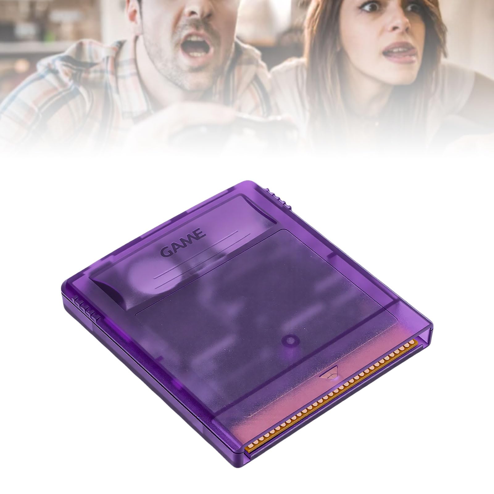 Diyeeni Cartuccia Multigioco 2588 Giochi in 1 per Gameboy per Gameboy Color per Giochi Super Gameboy1/2, Scheda di Memoria da 8 GB, capacità Massima 64 Mbit, Pulsanti A B (Viola trasparente)