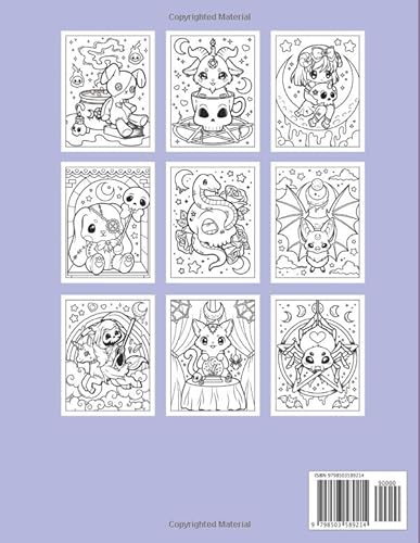 Creepy Kawaii Pastel Goth Coloring Book: Cute Horror Spooky Gothic Coloring Pages For Adults (Pastel Goth Coloring Series) #TOP1