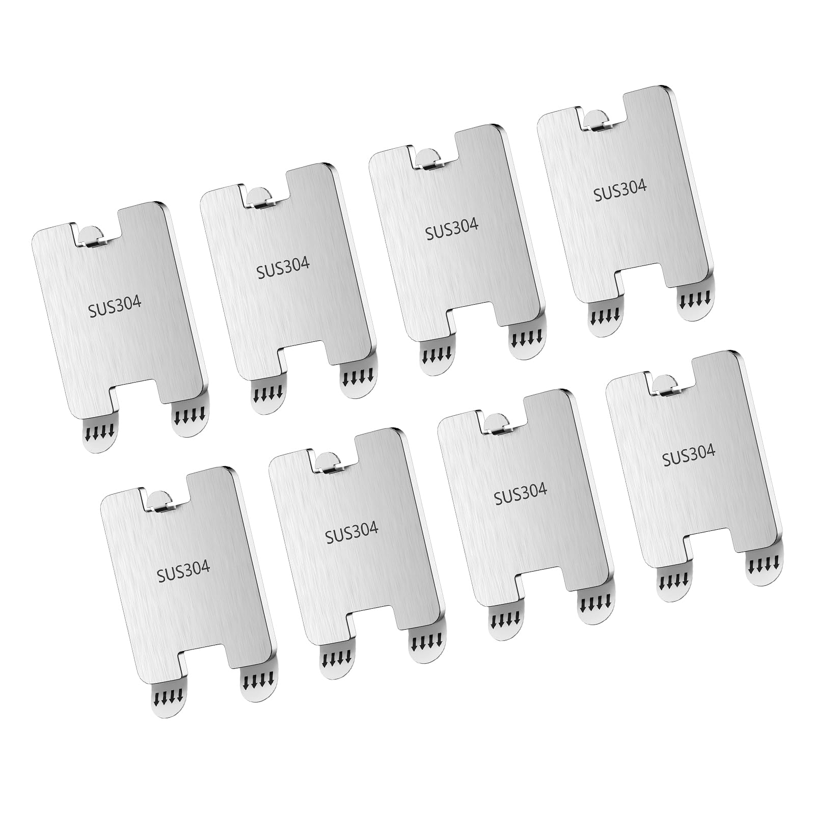 HGENAHGTF Invisible Photo Frame Hooks Set of 8 Strong Adhesive Wall Mounts for Secure Hanging Denial Unguis Wall Hooks