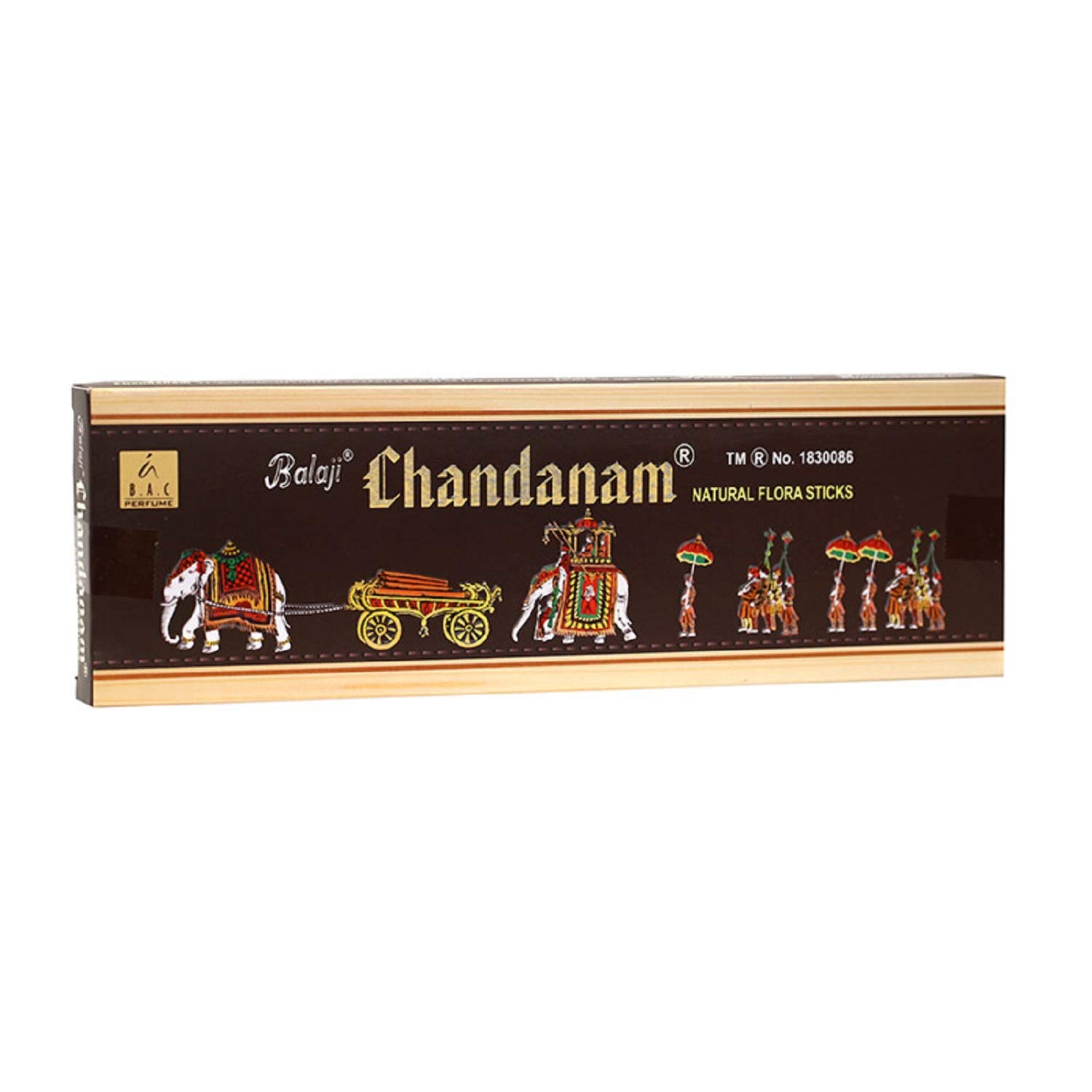 RGshopnet Balaji Chandanam Agarbatti Natural Flora Incense Sticks 50g (Pack of 2)