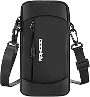 Vista 7 de Soporte de teléfono para correr, banda de brazo de gran capacidad para teléfono para correr y caminar, soporte ligero para teléfono celular