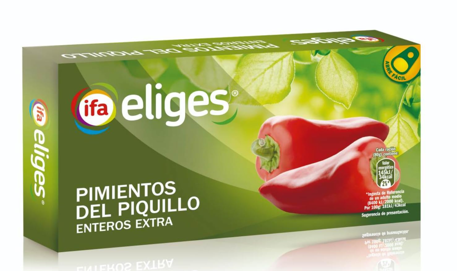 Pimientos del Piquillo Enteros Extra, Ganze Piquillo-Paprika, 150g, 4er Pack
