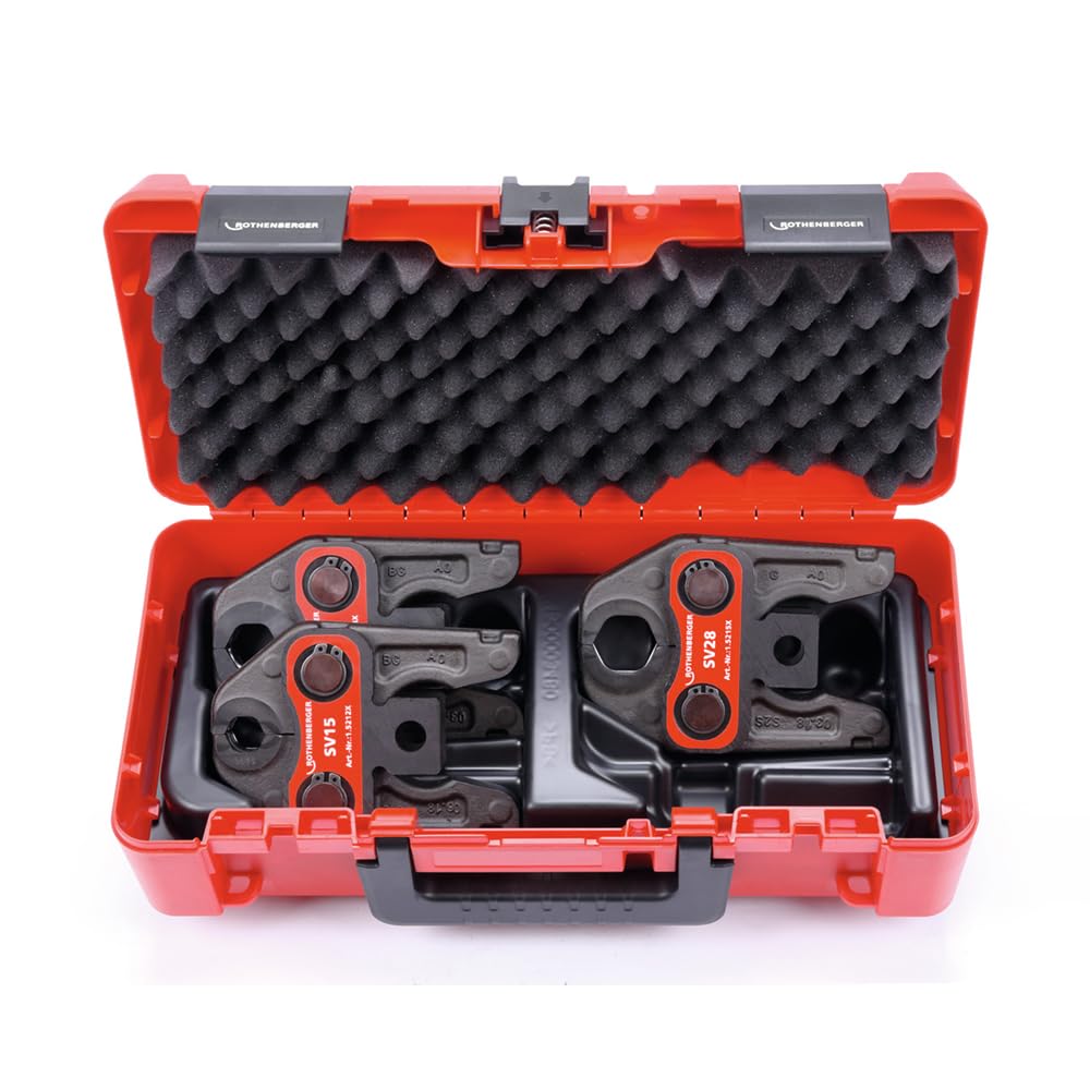 ROTHENBERGER 1000002068 Kit de mâchoires à sertir standard SV Contour 15 mm - 22 mm - 28 mm - Diamètre de la zone de travail
