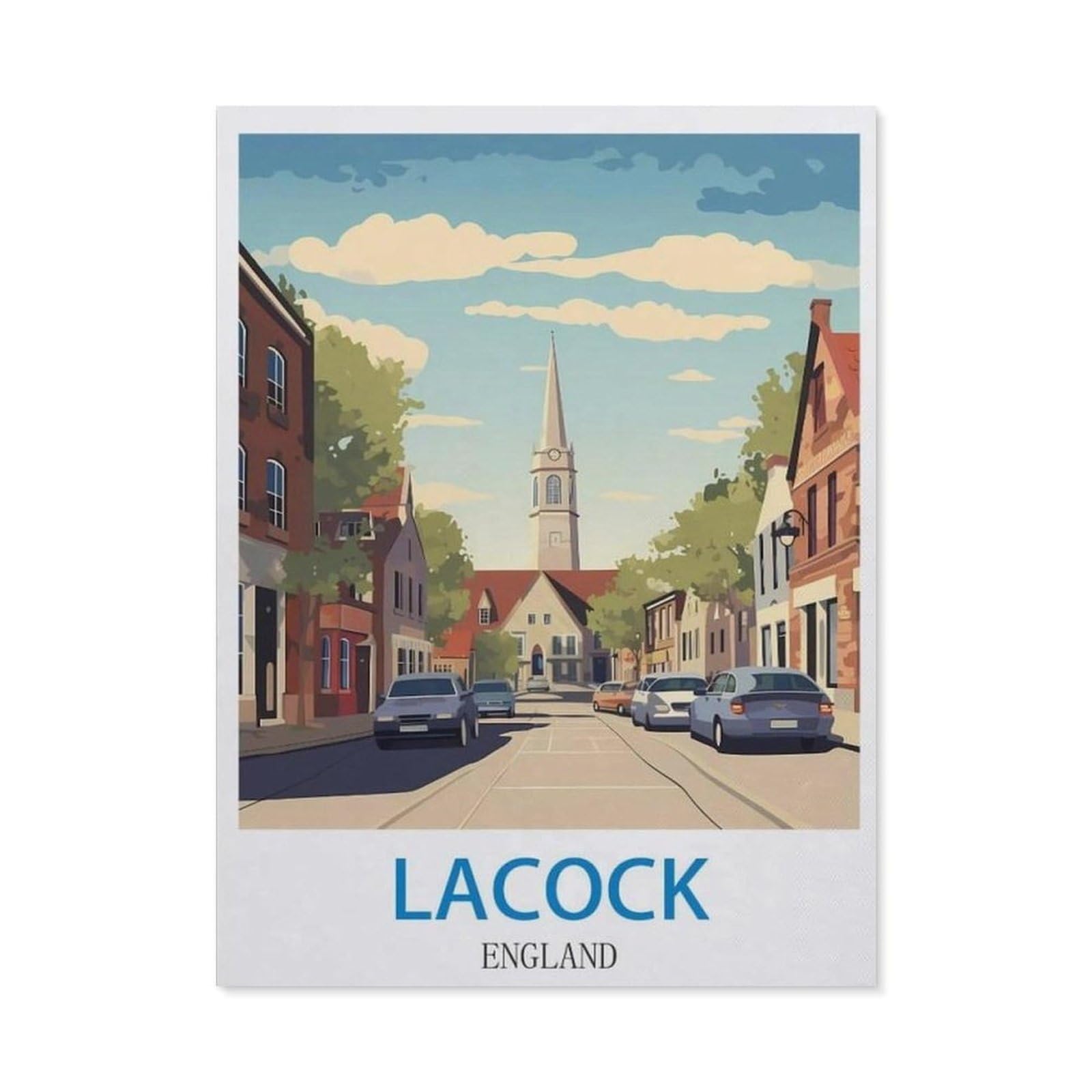 BEAYODKP Diamond Painting，Lacock England（40x50cm）