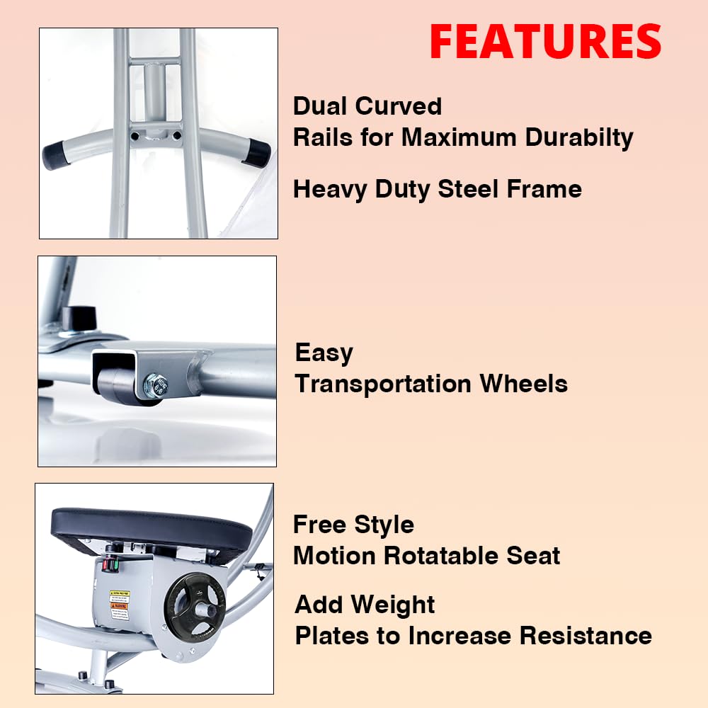 Elliptical Cross Trainer Bike Propel Fitness Multi Gym Propel Fitnessone  Incline AB Slider AB 301 For Home Gym AB Toning Core Strength Trainer