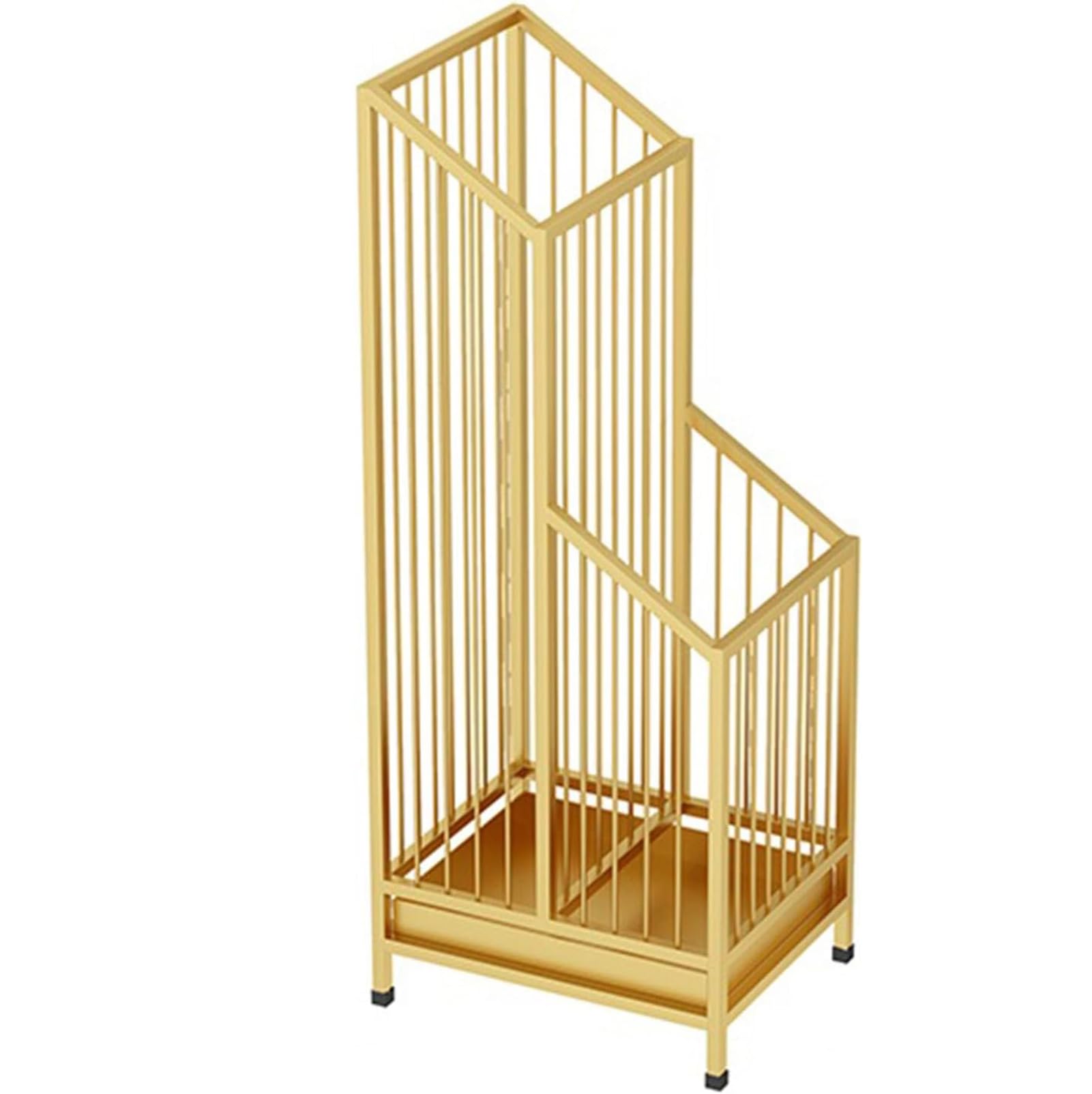 GHHVFEC Umbrella Stand Holder for Entryway, Modern Freestanding Umbrella Rack Organizer with Detachable Drip Tray