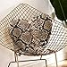 JOCHUAN Cuscino Decorativo Moderno Cuscino di tiro Diverso in Pelle di Serpente Kid 13,78 x 13,78 Pollici Cuscino a Forma di Cuore Regalo per Amici/Bambini/Ragazza/San Valentino