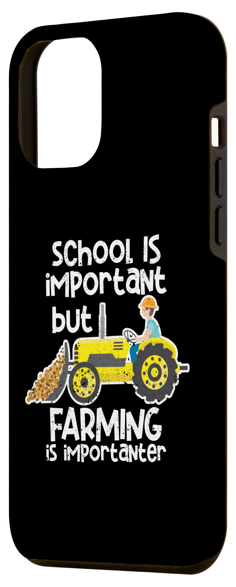 iPhone 14 Pro Max School Is Important But Farming Is Importanter - Farmer Case - Image 2
