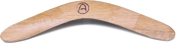 Boomerang australiano – 40 cm Boomerang de madera con diseño de pintura de puntos - 3