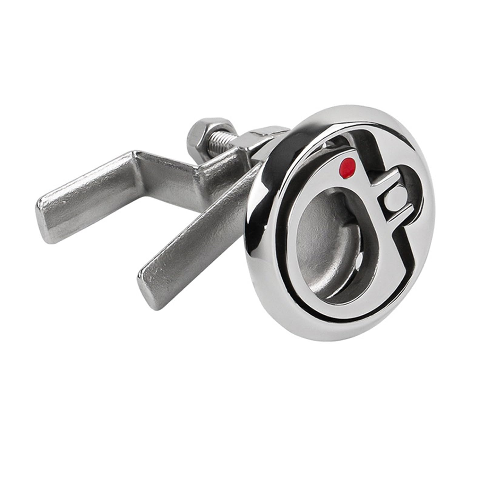 Loquet tournant inox 316 anti-corrosion et poignée encastrable pour coffre
