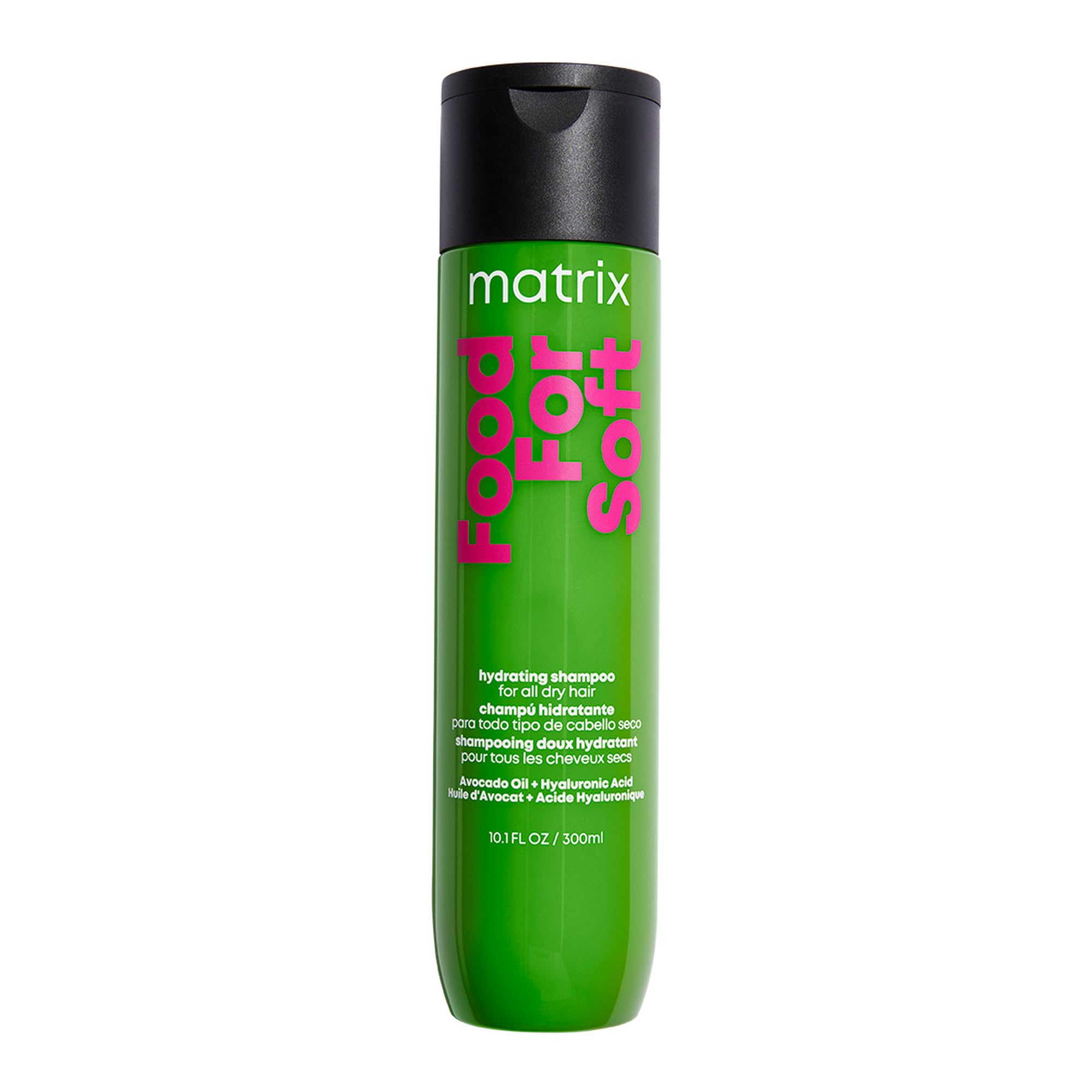 MATRIX Food For Soft Shampoo For Dry and Brittle Hair - Moisturizes and Hydrates, Softens and Smooths, With Avocado Oil & Hyaluronic Acid, Vegan