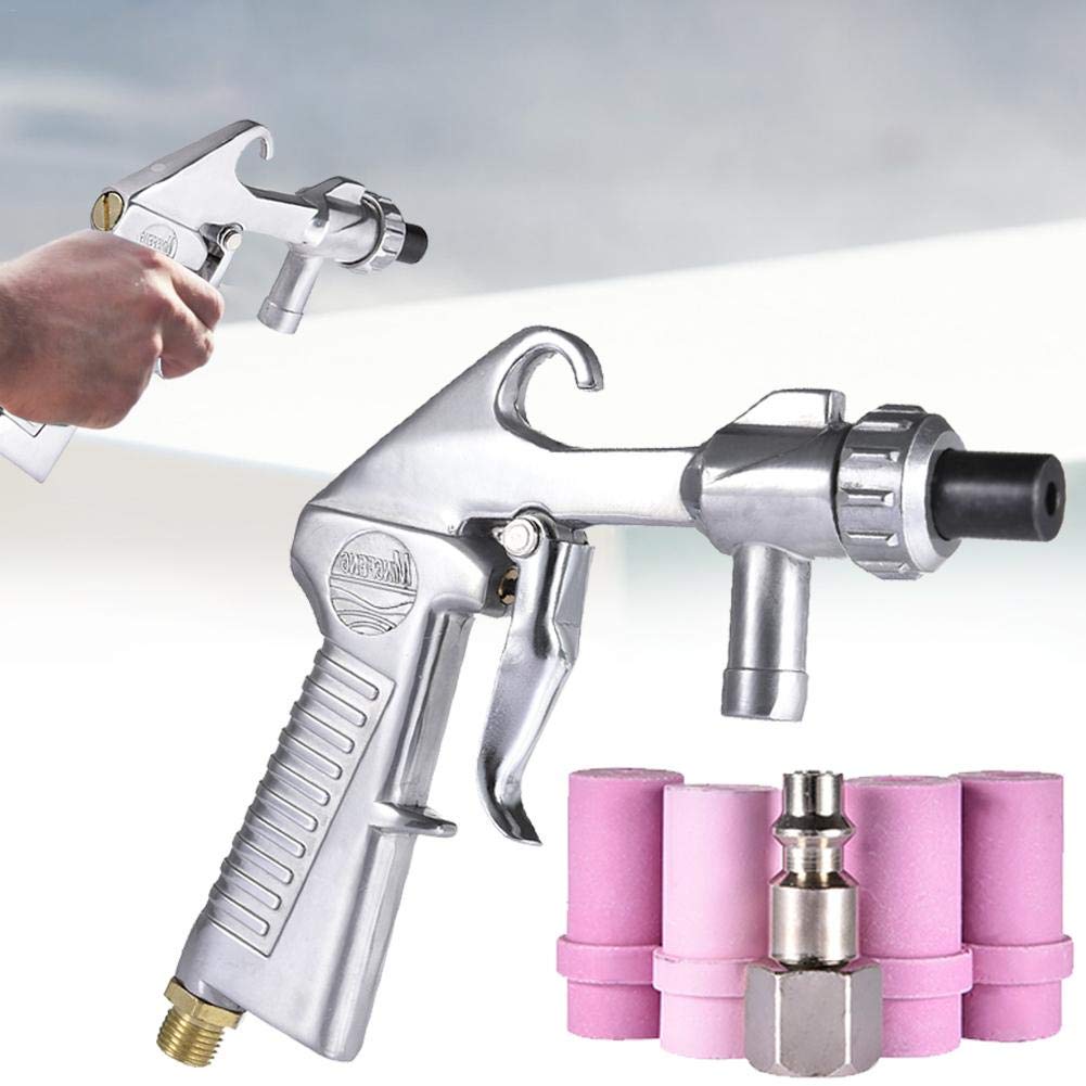Buy Air Sand Blaster Kit Blasting Grit Shot Sandblaster Siphon Feed Gun Nozzle Tube Rust Remove