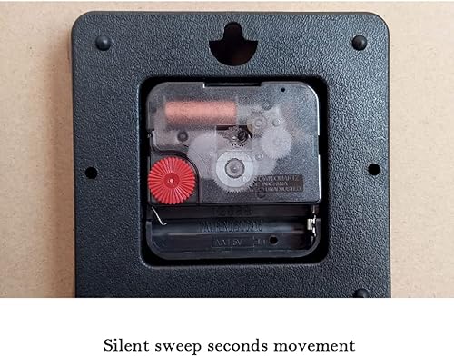 Miniatura 5 de Reloj de pared Reloj de pared de piña verde y amarilla sobre blanco, funciona con pilas, sin tictac, reloj redondo silencioso para cocina, sala de