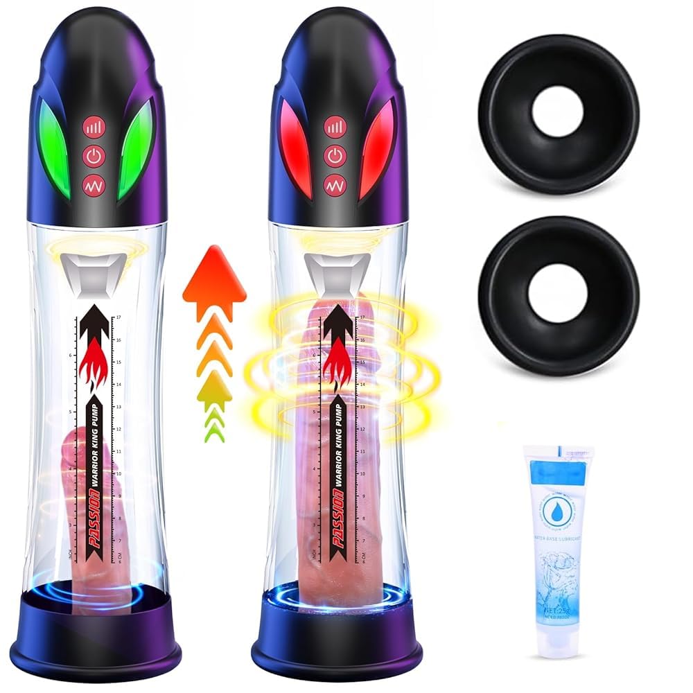 Pompe à Pénis Sex Toýs Homme - Pompe d'agrandissement du Pénis avec 4 Pression et 4 Modes D'aspiration,Pompe à Pénis Électrique Masturbateurs Masculins Sex Toys pour Hommes Pompe a Pénis pour Homme