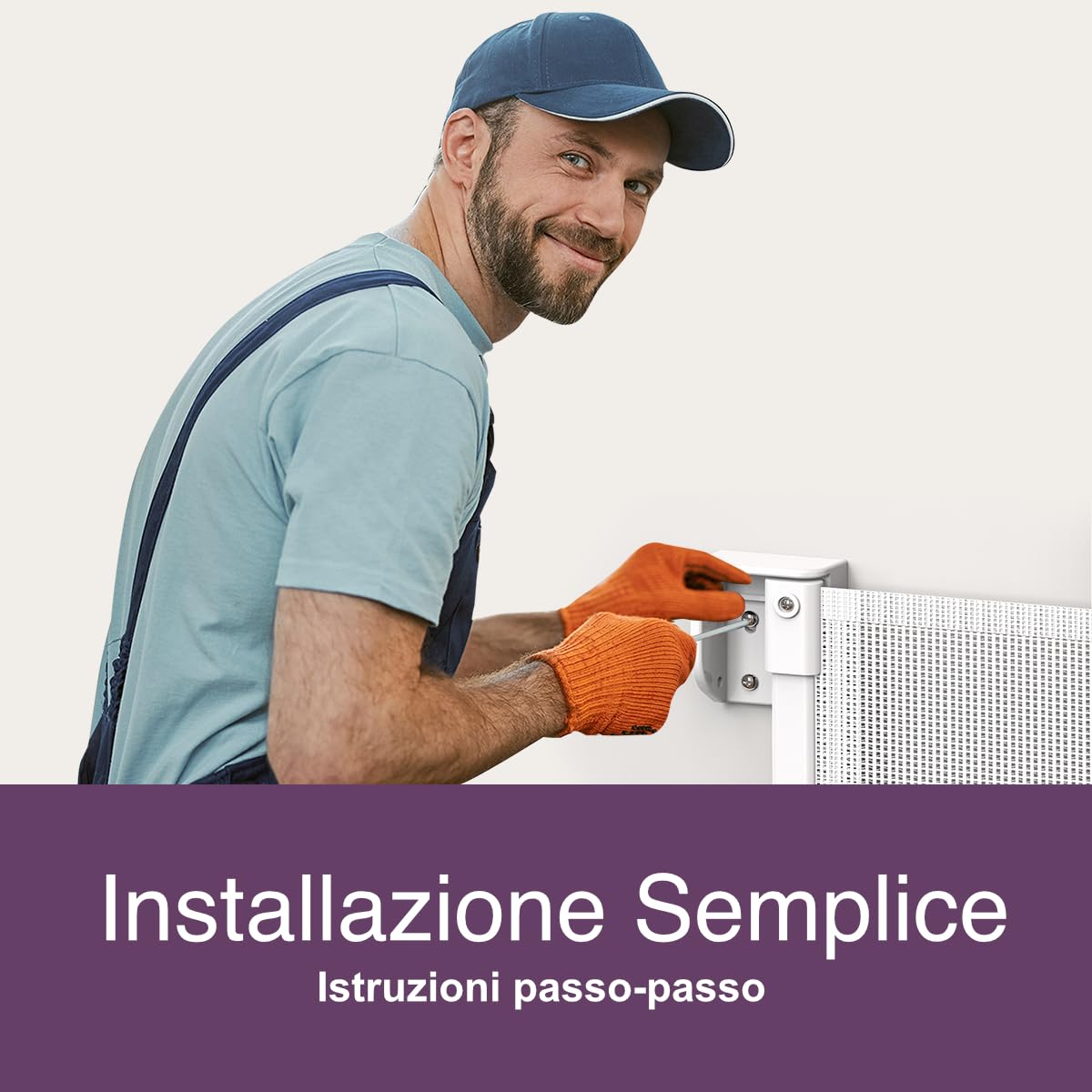 Cancelletto Estensibile Per Cani E Bambini - Fino A 300 Cm, Ideale Per Scale E Interni - Foto 10