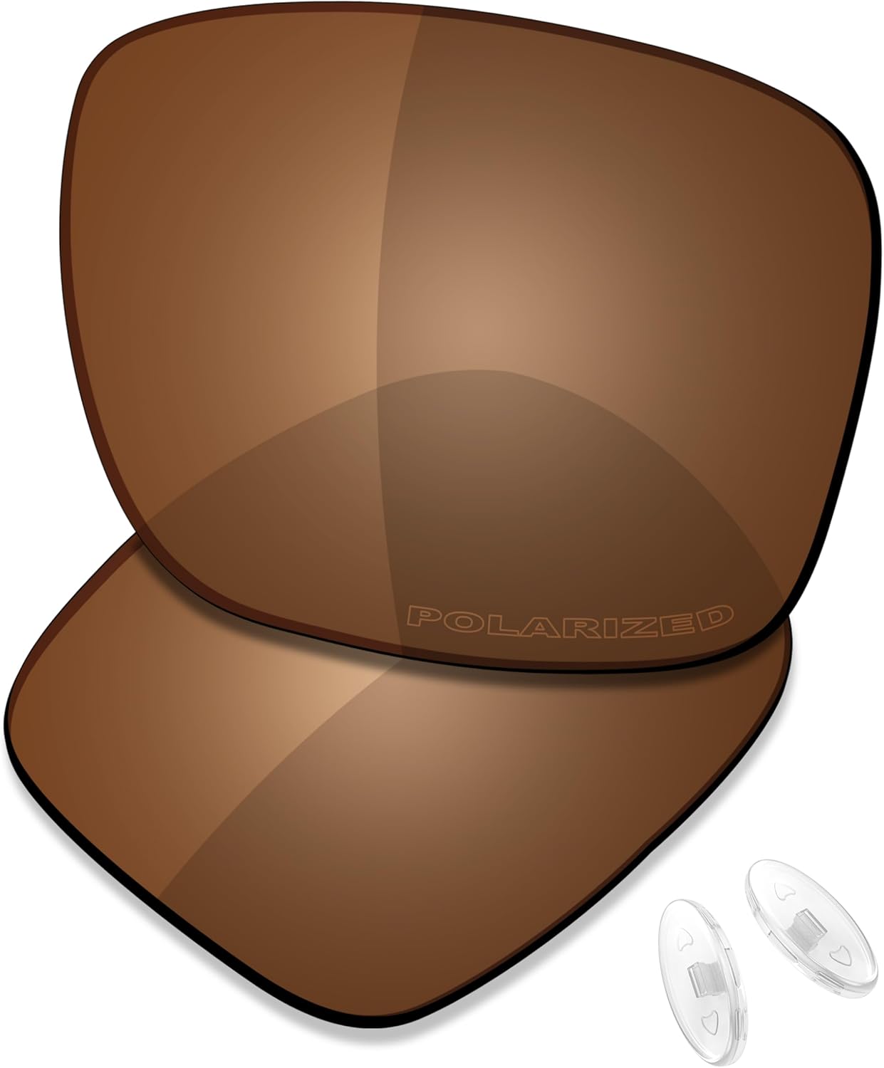 SAUCER Premium Replacement Lenses & Nosepads for Oakley Holbrook Ti OO6048 Sunglasses