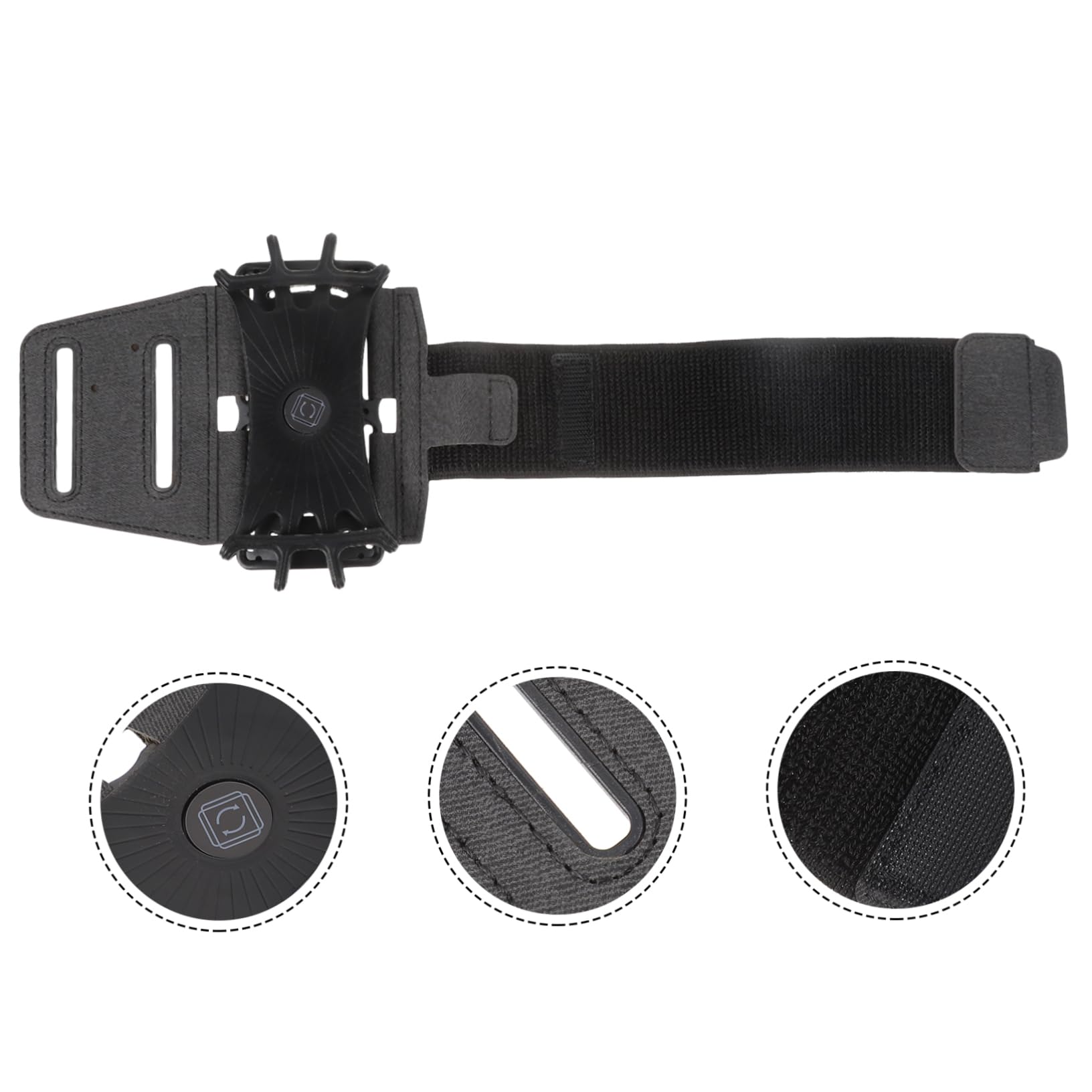 OSALADI 2pezzi Phone Arm Band Per Sport Cintura Da Polso Per Corsa e Attività Outdoor Supporto Per Smartphone e Cellulare Design Semplice e Resistente