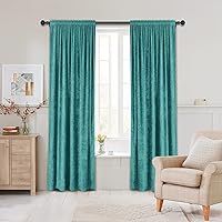 Vista 14 de Cortinas de doble cara de felpilla para cortina de cocina, cenefa para sala de estar