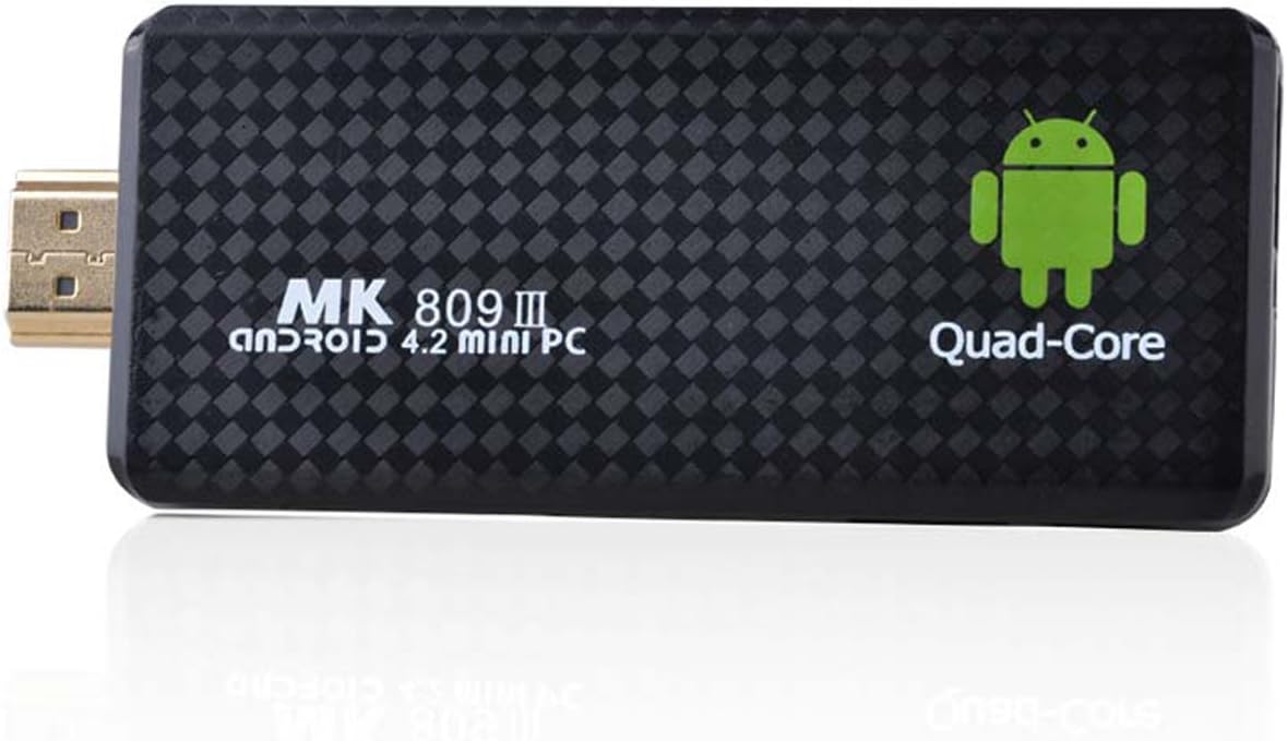 Android 4.2 mini PC 1.8GHz Quad Core with 2G RAM DDR3 RK3188 TV Box TV Dongle Bluetooth WIFI HDMI MK809 III