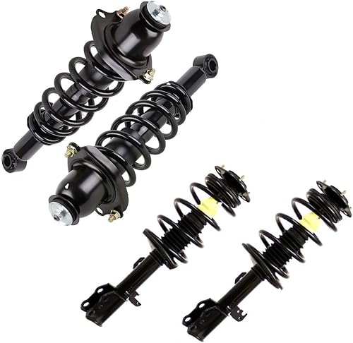 Miniatura 40 de Detroit Axle - 4 puntales para Scion tC 2005-2010 puntales traseros delanteros completos con muelle helicoidal 2006 2007 2008 2009 montaje de