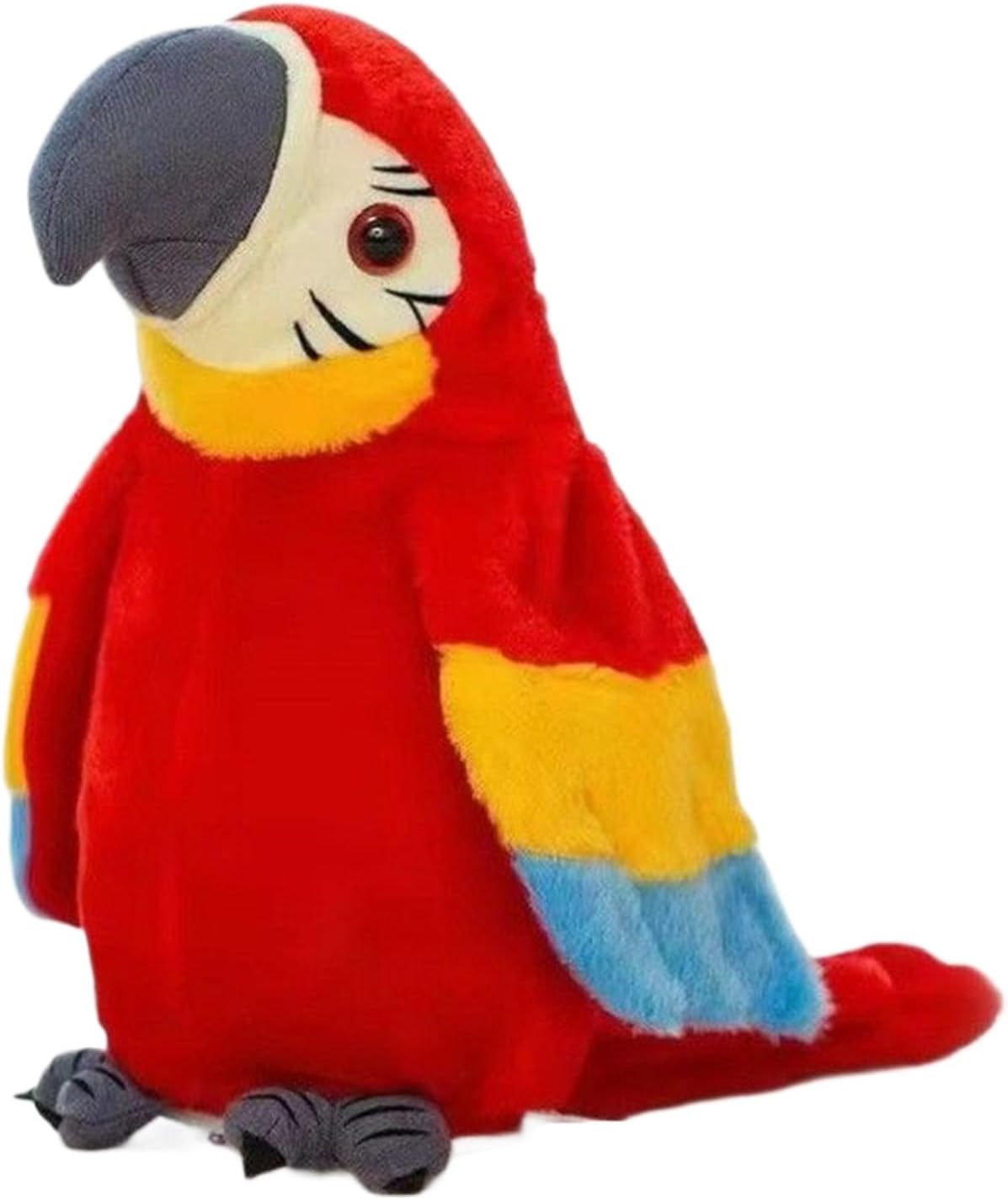 Bird Toys for Kids, Chirping Cat Toy with Flapping Wings and Music, Toy Bird, Electronic Realistic Plush Animal for Kids Pets Party Play Desk Decoration Holiday Shelf