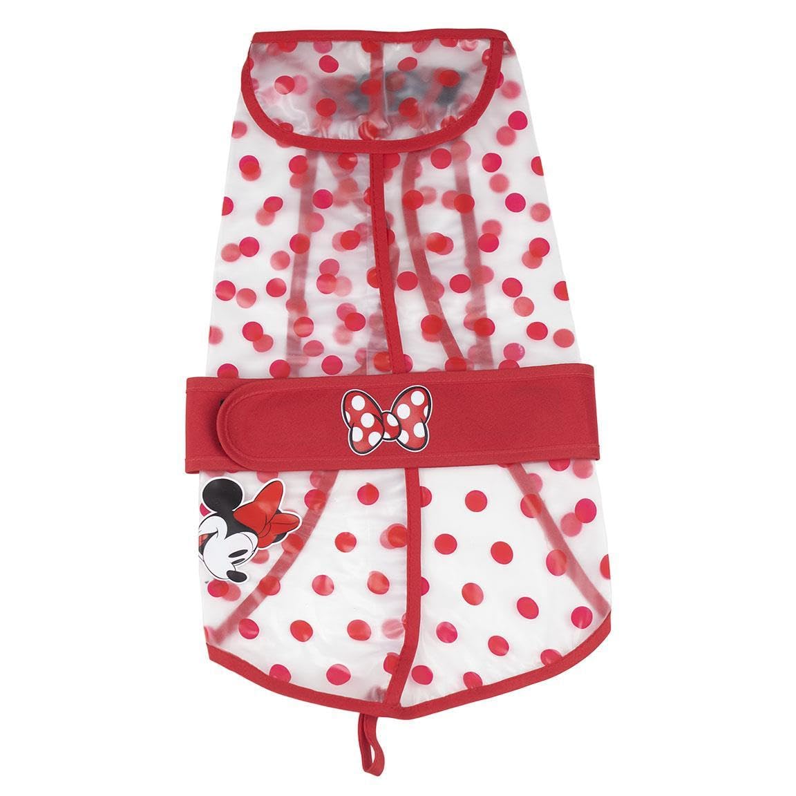 IMPERMEABLE Ajustable para PERRO M Minnie RED